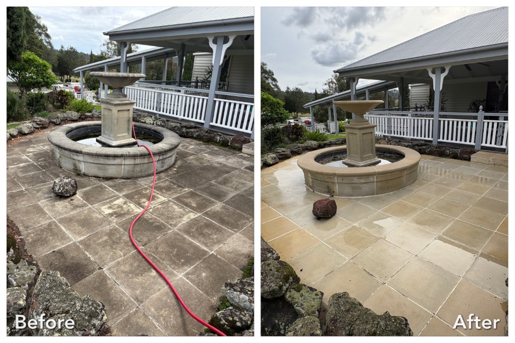 Pressure Cleaning in Bilinga - Pressure cleaning on concrete driveway